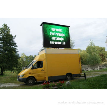 P20 Large Truck Mounted Led Screen Board , High Brightness Led Screens